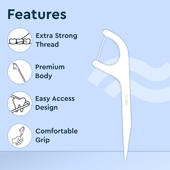 GUBB DENTAL FLOSS PICK (PACK OF 24'S)