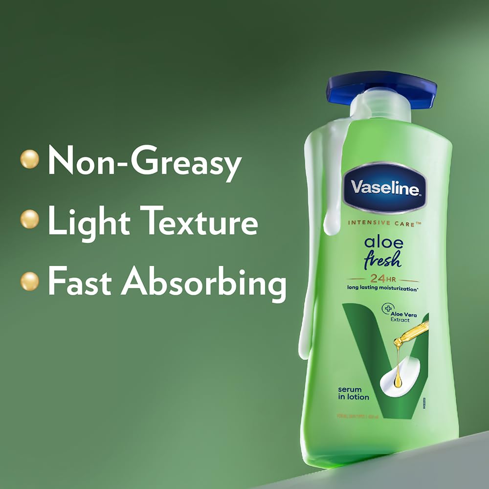 VASELINE INTENSIVE CARE ALOE FRESH BODY LOTION 90ML