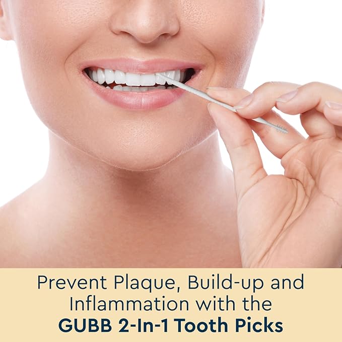 GUBB 2 IN 1 TOOTH PICK (PACK OF 50)