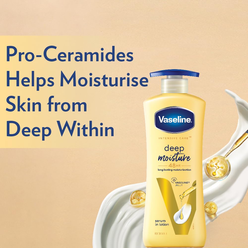 VASELINE INTENSIVE CARE DEEP MOISTURE NOURISHING BODY LOTION 400 ML
