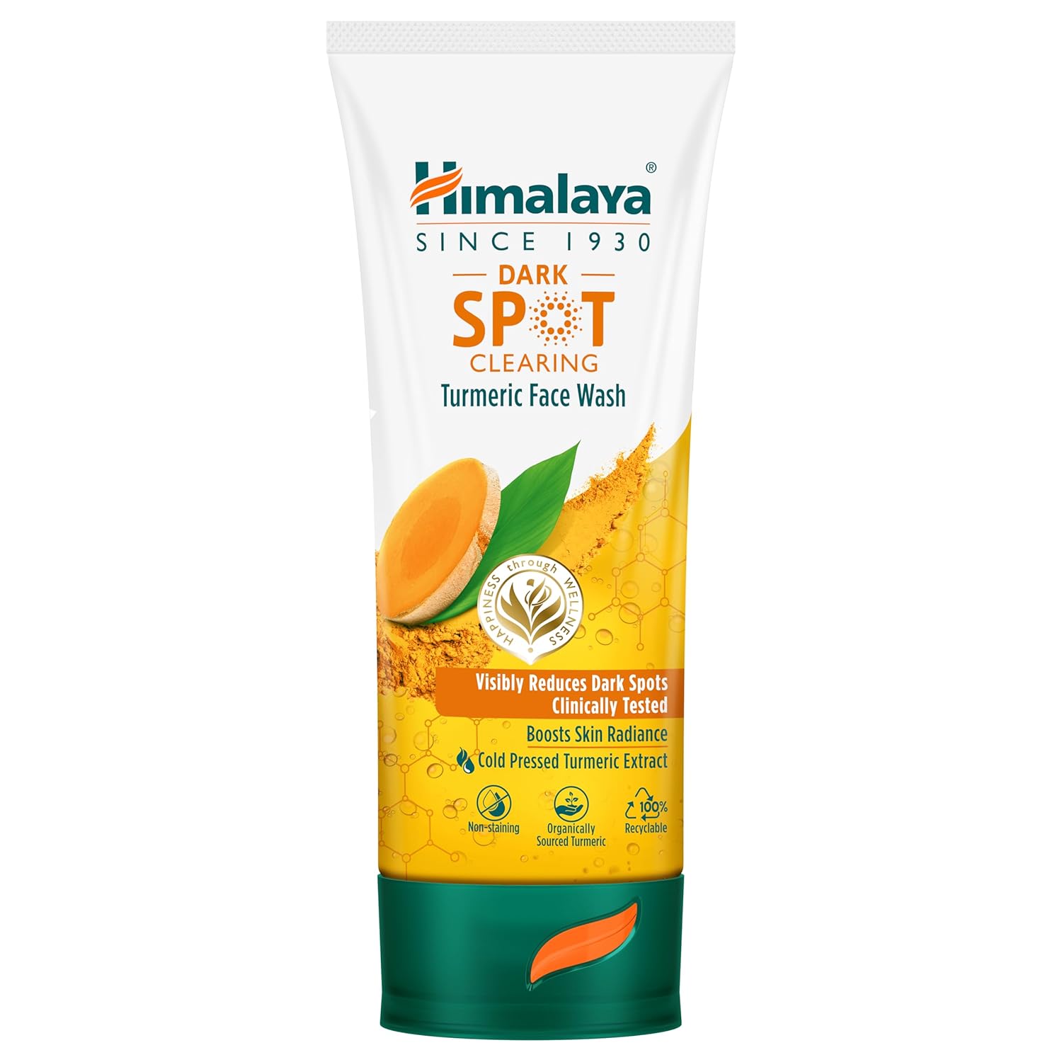 HIMALAYA DARK SPOT CLEARING TURMERIC FACE WASH REDUCE DARK SPOTS IN 7 DAYS 50ML