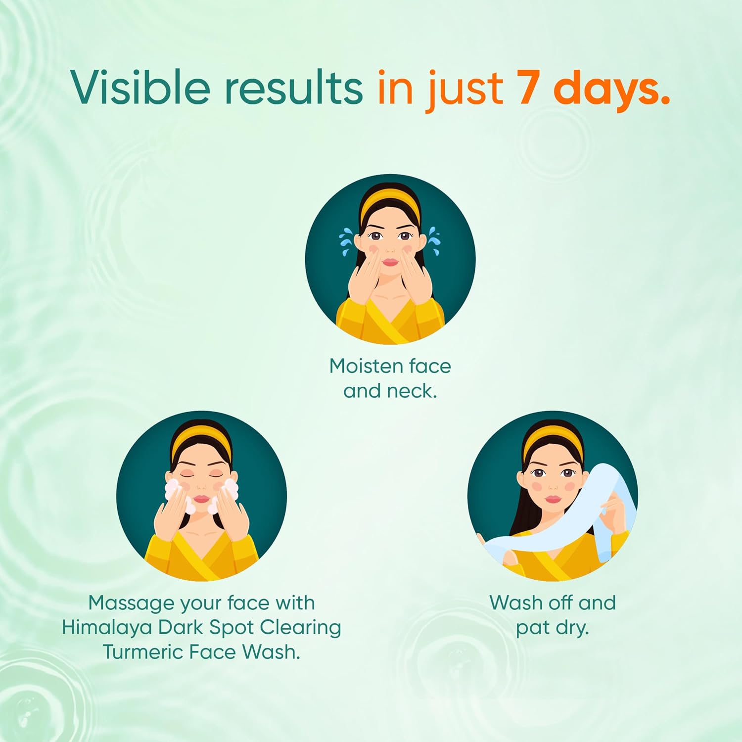 HIMALAYA DARK SPOT CLEARING TURMERIC FACE WASH REDUCE DARK SPOTS IN 7 DAYS 50ML
