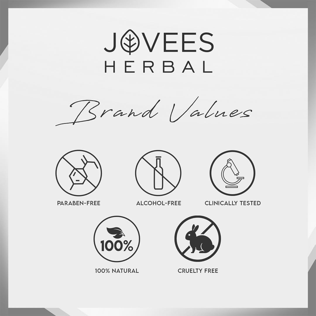 JOVEES HERBAL ACTIVATED CHARCOAL DETOXIFYING FACE/WASH FOR DEEP PORE CLEANSING, 120ML