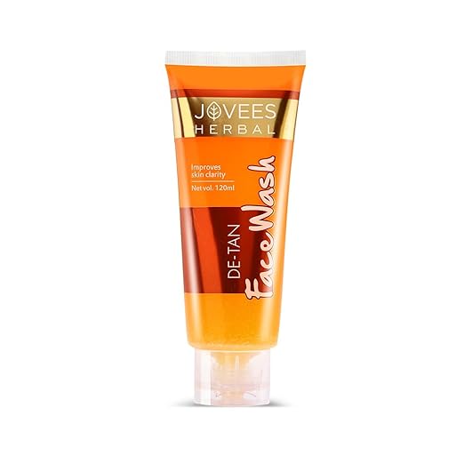 JOVEES HERBAL DETAN FACEWASH FOR GLOWING AND CLEAR SKIN WITH LIQUORICE & BEARBERRY EXT. - 120ML