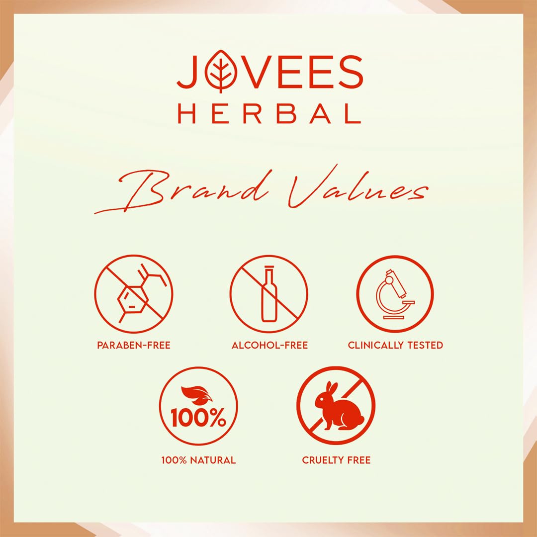 JOVEES HERBAL DETAN FACEWASH FOR GLOWING AND CLEAR SKIN WITH LIQUORICE & BEARBERRY EXT. - 120ML