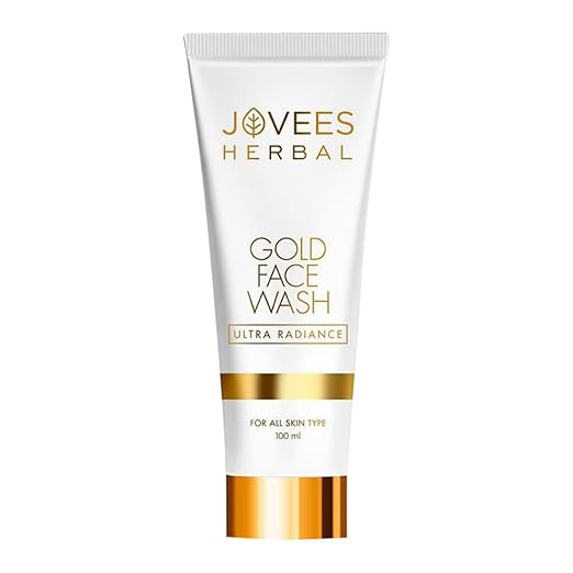 JOVEES HERBAL ULTRA RADIANCE GOLD FACE WASH GIVES CLEAR, NOURISHED & HYDRATED SKIN, 100ML