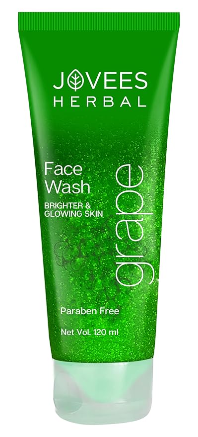 JOVEES HERBAL GRAPE FACE WASH WITH GRAPE SEED & ORANGE PEEL EXTRACTS - 120ML