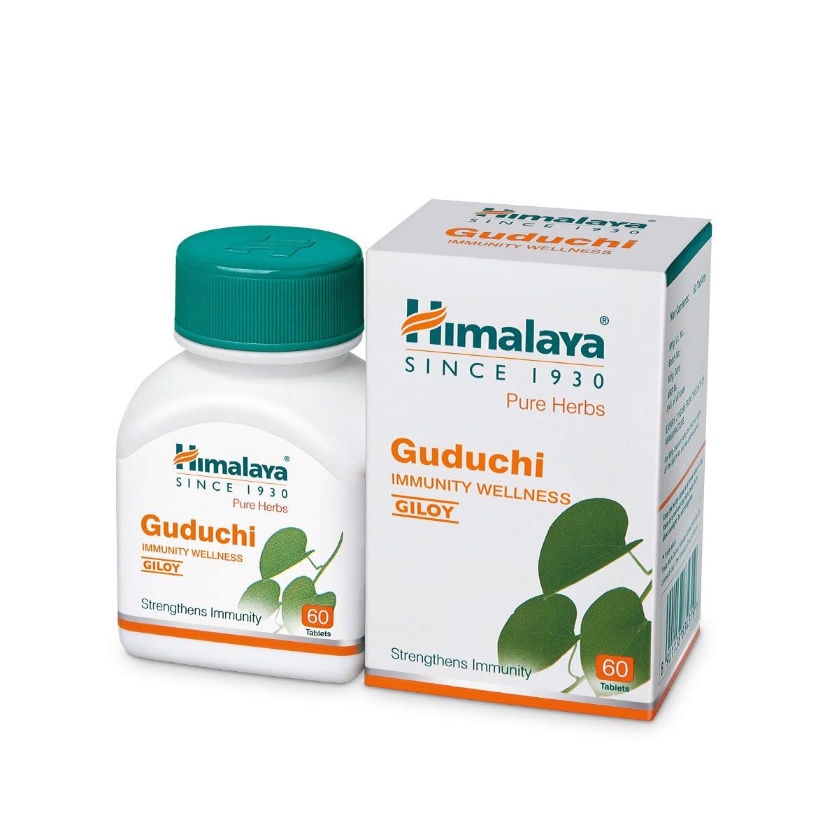 HIMALAYA PURE HERBS GUDUCHI STRENGTHENS IMMUNITY WELLNESS, GILOY, 60 COUNT