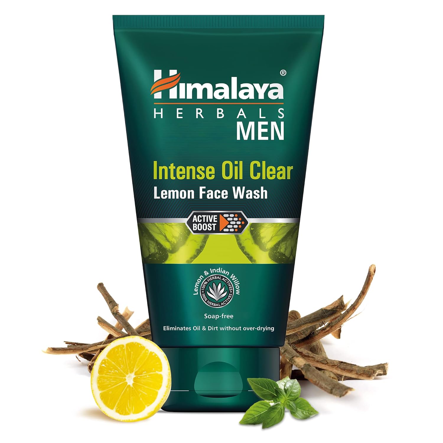 HIMALAYA MEN INTENSE OIL CLEAR LEMON FACE WASH, 100ML
