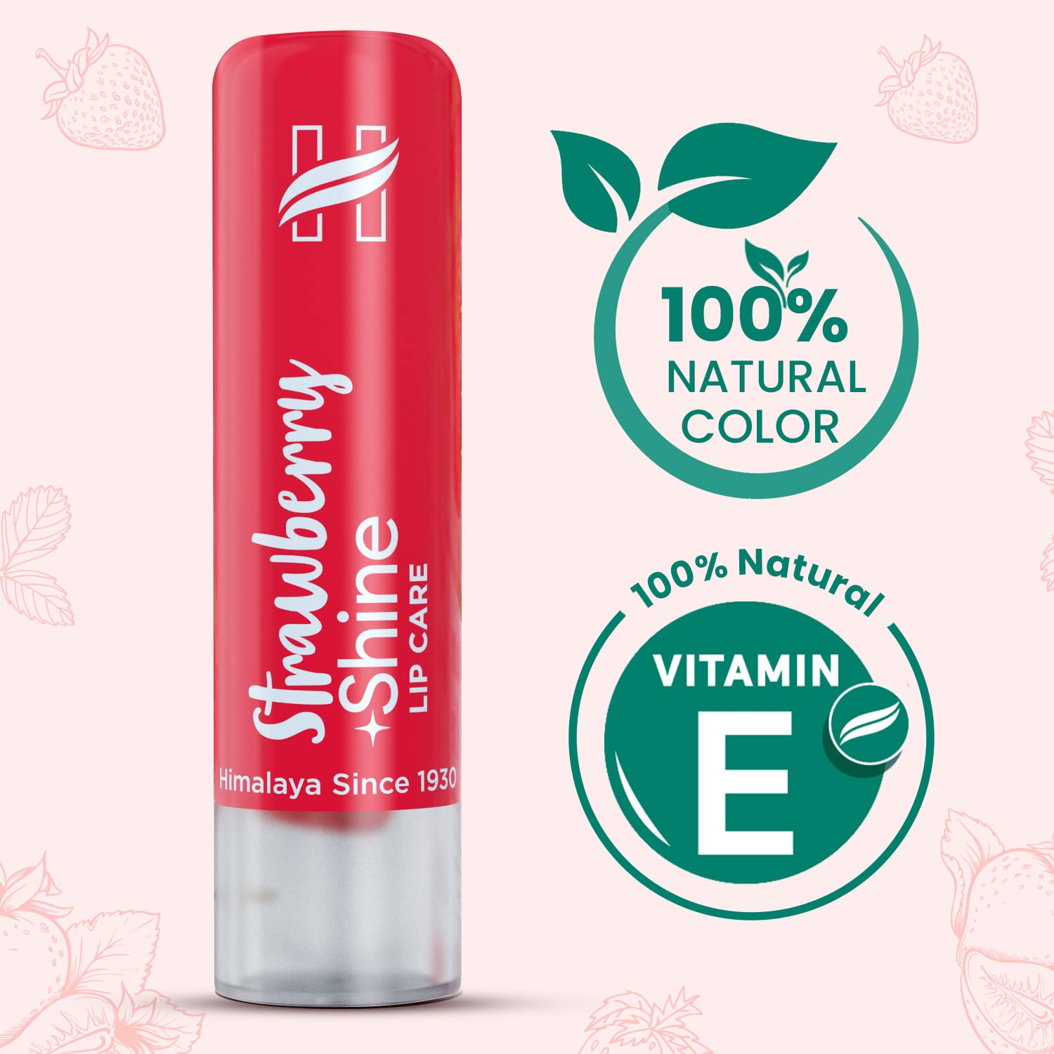 HIMALAYA SHINE LIP CARE STRAWBERRY 4.5GM