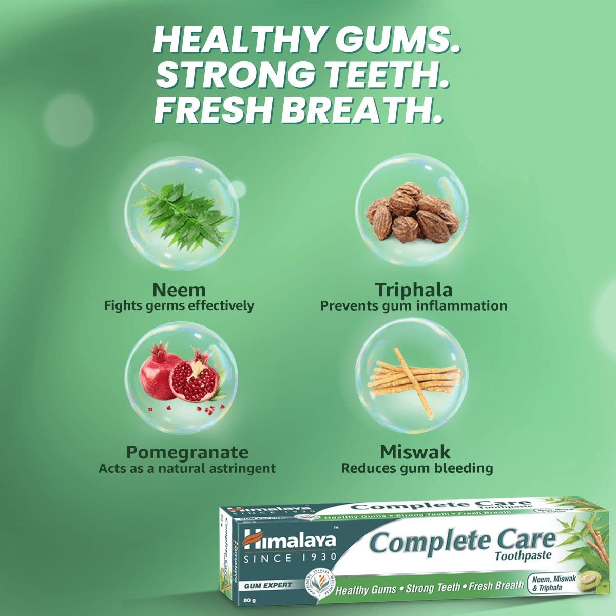 HIMALAYA COMPLETE CARE PLAQUE REMOVAL TOOTHPASTE - 150GM