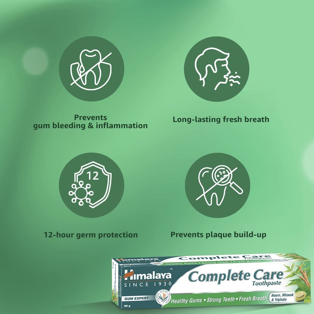 HIMALAYA COMPLETE CARE PLAQUE REMOVAL TOOTHPASTE - 150GM