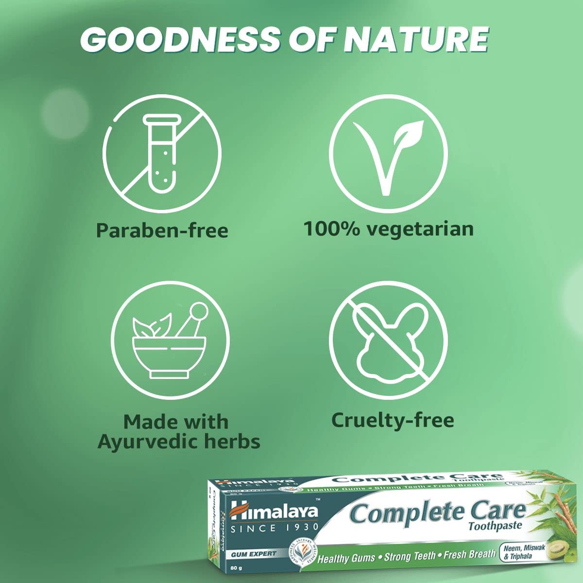 HIMALAYA COMPLETE CARE PLAQUE REMOVAL TOOTHPASTE - 150GM