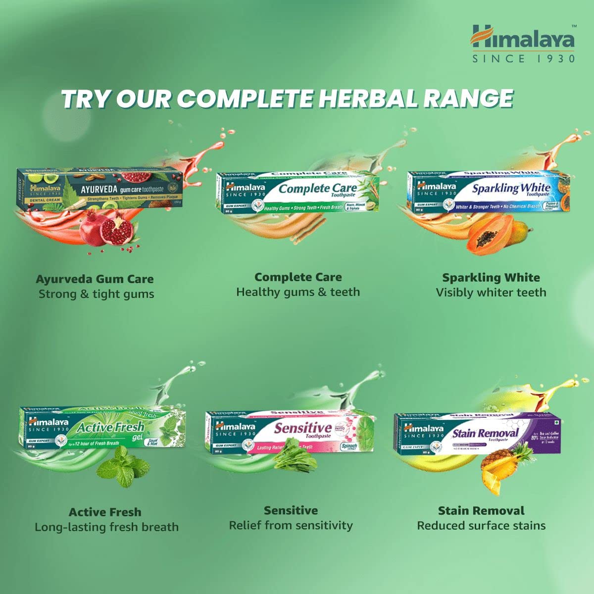 HIMALAYA COMPLETE CARE PLAQUE REMOVAL TOOTHPASTE - 150GM