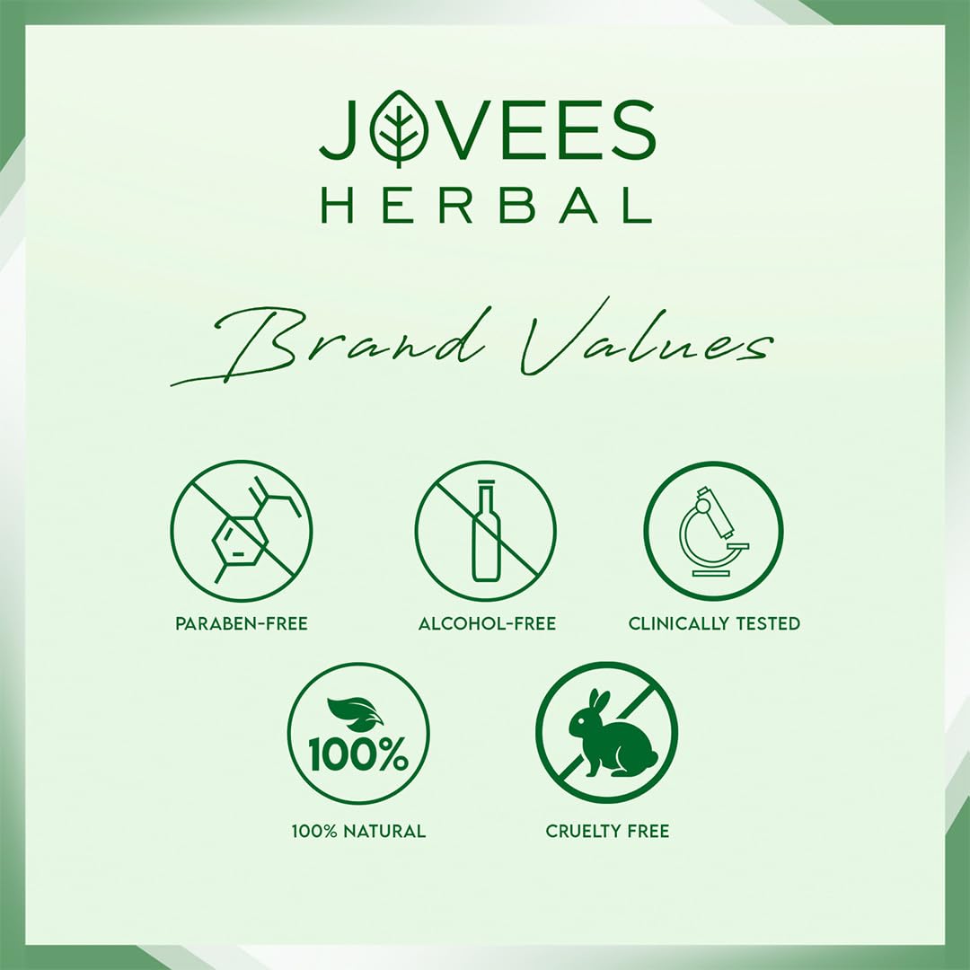 JOVEES HERBAL NEEM FACE WASH WITH NEEM & TEA TREE EXTRACTS PREVENTS PIMPLES FOR MEN & WOMEN 120ML