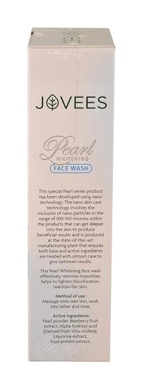 JOVEES FACE WASH - PEARL WHITENING, 60ML