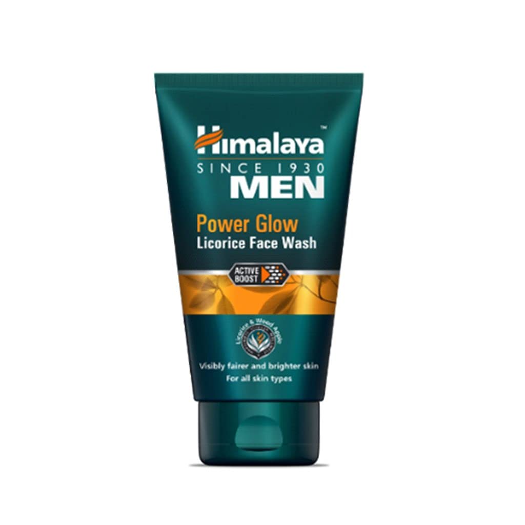 HIMALAYA MEN POWER GLOW LICORICE FACE WASH, 50ML