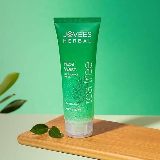 JOVEES HERBAL TEA TREE OIL CONTROL FACE WASH FOR OILY & SENSITIVE SKIN-120ML