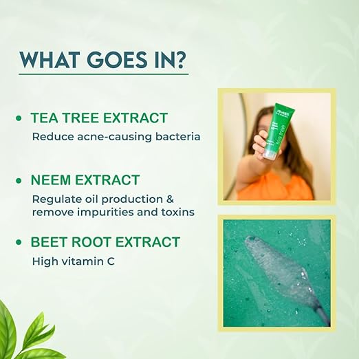 JOVEES HERBAL TEA TREE OIL CONTROL FACE WASH FOR OILY & SENSITIVE SKIN-120ML