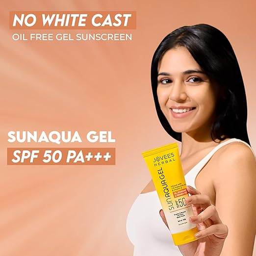 JOVEES HERBAL SUN AQUA GEL SPF50 PA+++ | LIGHTWEIGHT, WATER-LIKE TEXTURE OILY & COMBINATION SKIN100G
