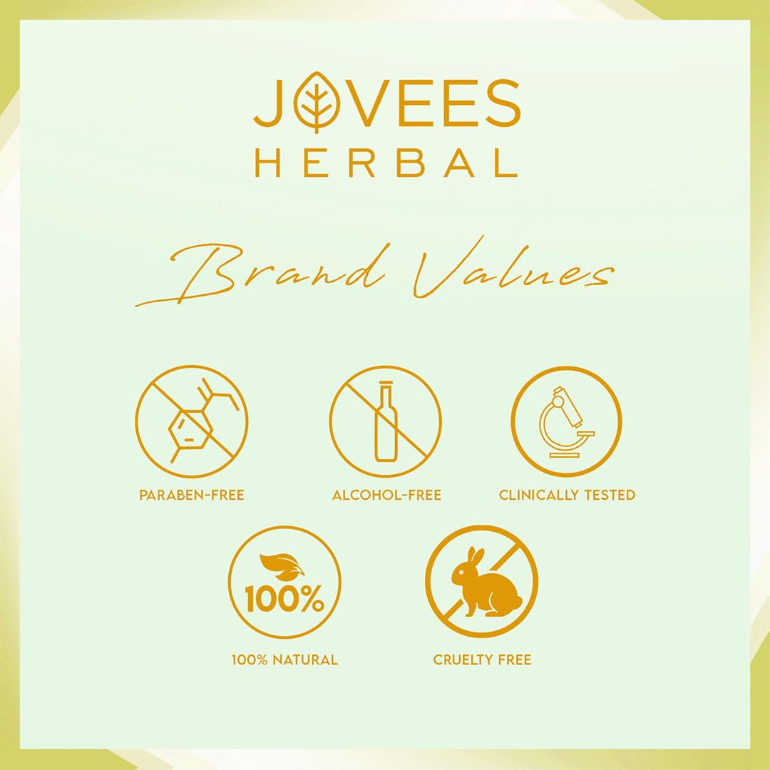 JOVEES HERBAL HAIR SERUM PROVIDES SHINE FOR FRIZZY HAIR FOR ALL HAIR TYPES- 60ML