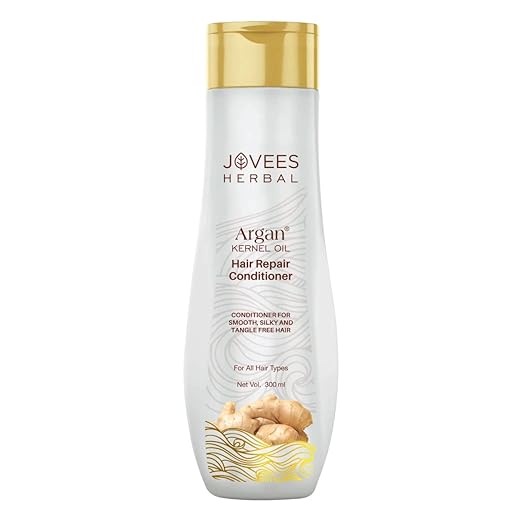JOVEES HERBAL ARGAN KERNEL OIL HAIR REPAIR NATURAL CONDITIONER FOR SMOOTHENS, 300ML