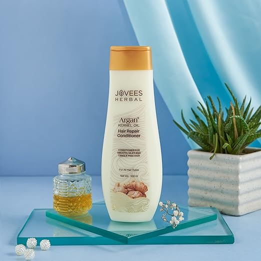 JOVEES HERBAL ARGAN KERNEL OIL HAIR REPAIR NATURAL CONDITIONER FOR SMOOTHENS, 300ML
