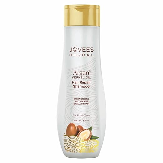 JOVEES HERBAL ARGAN KERNAL OIL HAIR REPAIR SHAMPOO FOR ALL HAIR TYPES PARABEN & ALCOHOL FREE 300ML