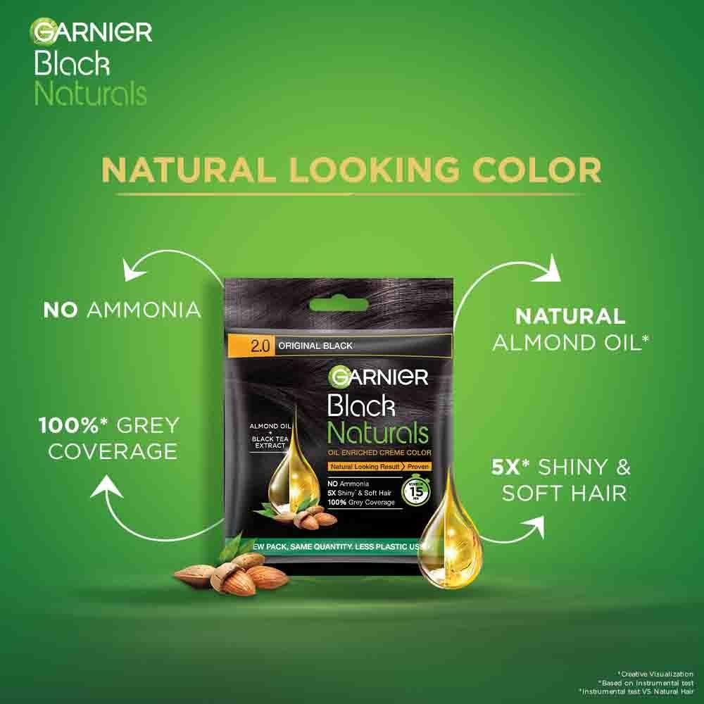 GARNIER BLACK  NATURAL SHADE 2 ORIGINAL 40ML