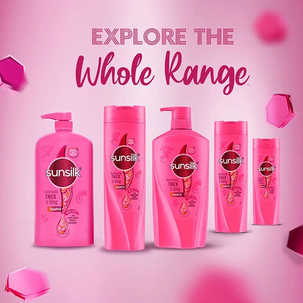 SUNSILK LUSCIOUSLY THICK & LONG SHAMPOO, 650 ML
