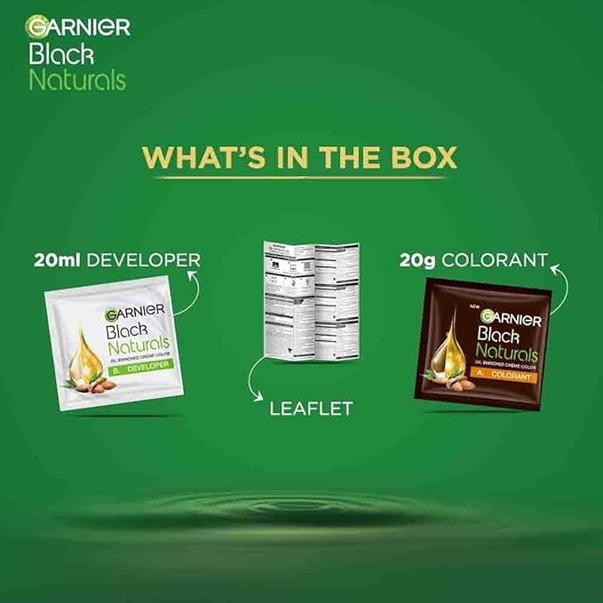 GARNIER BLACK NATURAL SHADE 4 NATURAL BROWN  40ML