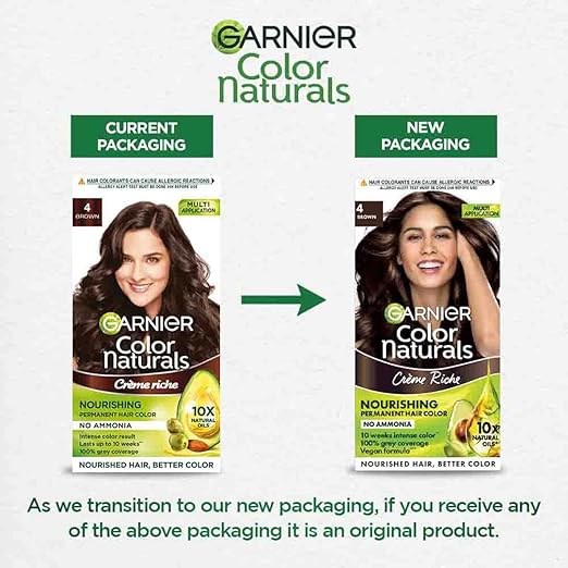 GARNIER COLOUR NATURAL 4 BROWN 130ML