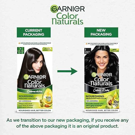 GARNIER COLOUR NATURAL SHADE1 NATURAL BLACK 130ML