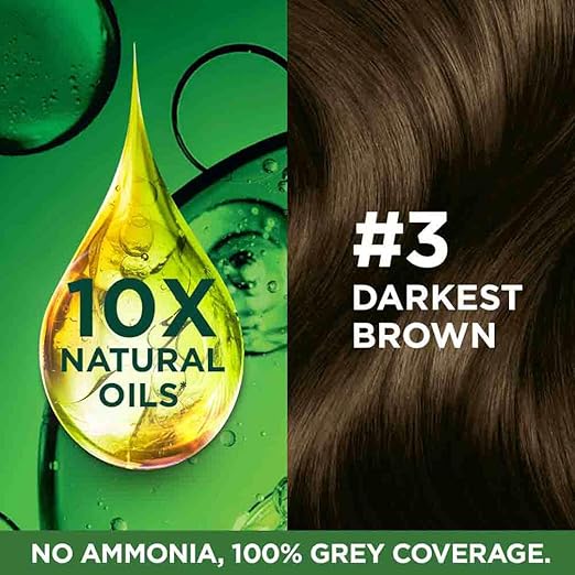 GARNIER COLOUR NATURAL SHADE 3 DARK BROWN 130ML