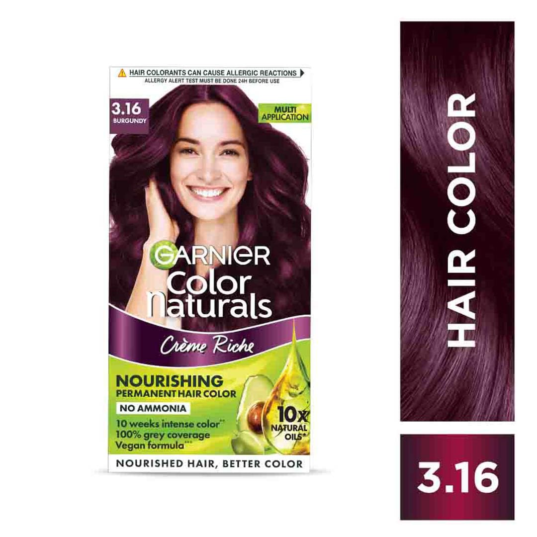 GARNIER COLOUR NATURAL SHADE 3.16 BURGUNDY 130ML