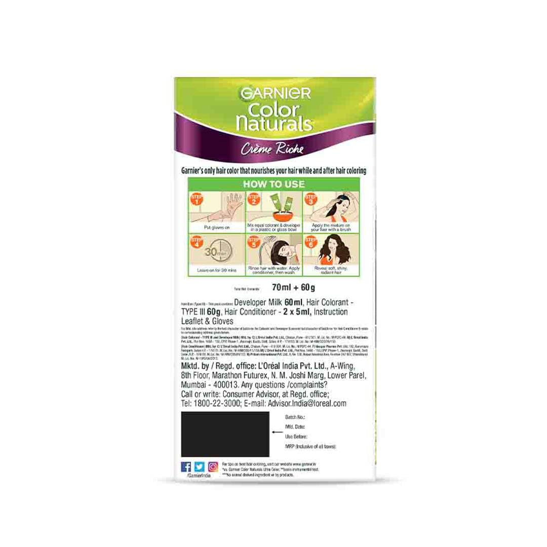 GARNIER COLOUR NATURAL SHADE 3.16 BURGUNDY 130ML