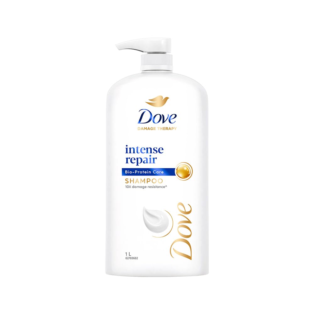 DOVE INTENSE REPAIR SHAMPOO FOR DRY & DAMAGED HAIR, 1 LTR