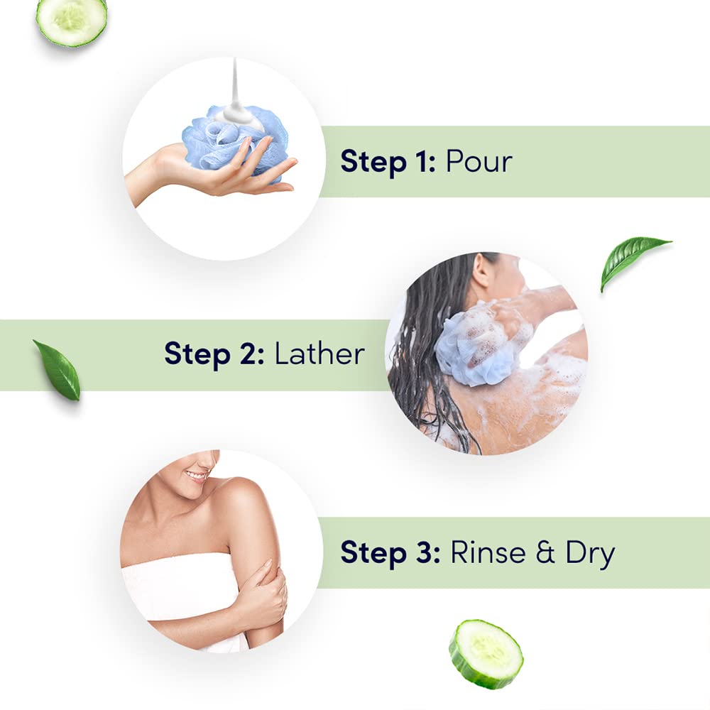 DOVE REFRESHING BODY WASH, WITH REFRESHING CUCUMBER AND GREEN TEA SCENT 250ML