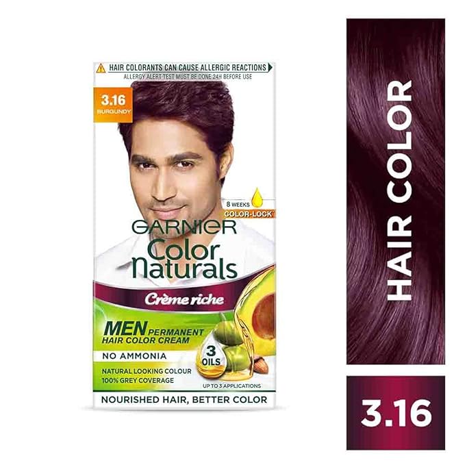 GARNIER COLOUR NATURAL UNI. SHADE 3.16 BURGUNDY 40ML