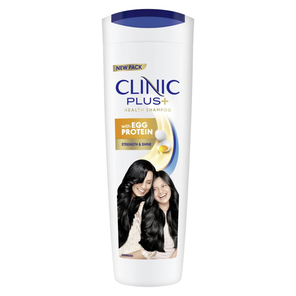 CLINIC PLUS STRENGTH & SHINE WITH EGG PROTEIN SHAMPOO, 355 ML