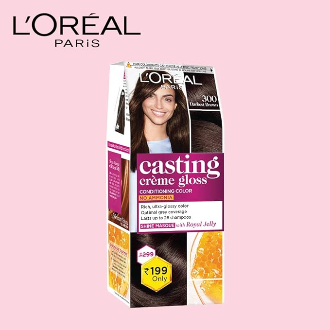 LOREAL CASTING SMALL 300 DARK BROWN 21G+24ML