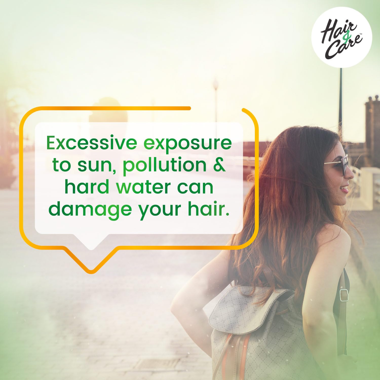 HAIR & CARE DAMAGE REPAIR NON-STICKY HAIR OIL WITH ALOE VERA, OLIVE OIL & GREEN TEA,200 ML