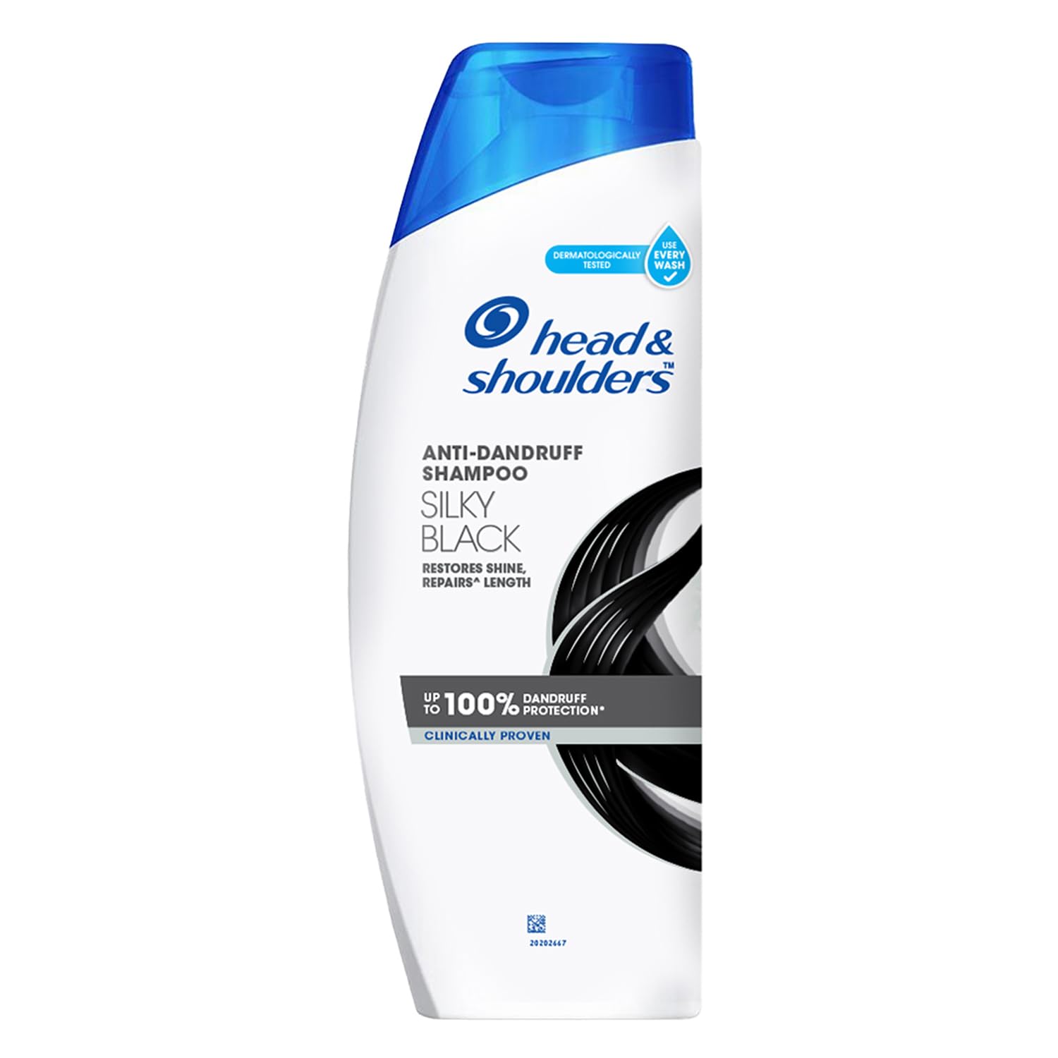HEAD & SHOULDERS , ANTI DANDRUFF SHAMPOO, SILKY BLACK, 340 ML