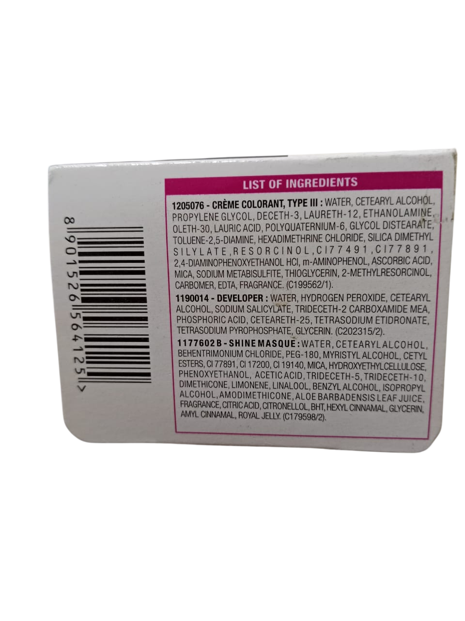 L'OREAL PARIS CASTING CRÈME GLOSS SMALL PACK, 400 DARK BROWN, 45ML HAIR COLOUR