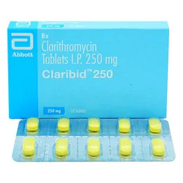 CLARIBID 250 MG 10 TABLETS