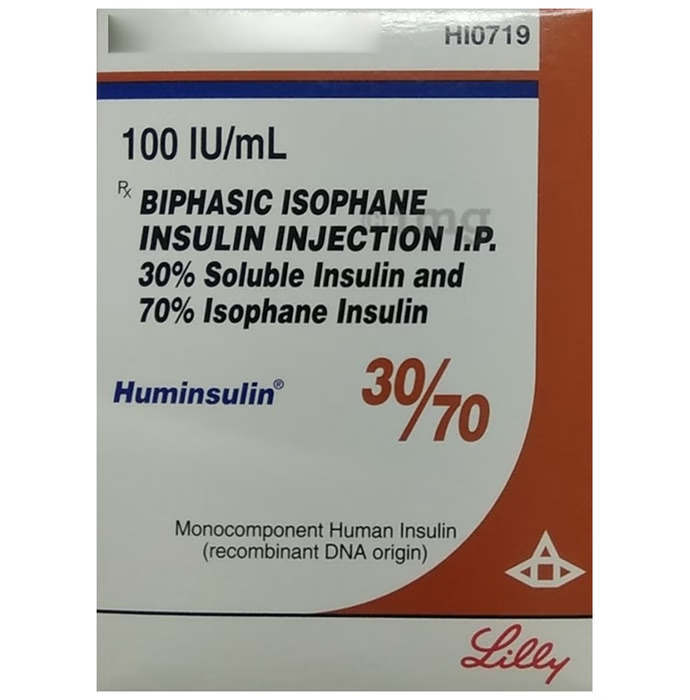 HUMINSULIN 30/70 CARTRIDGE (3ML EACH)