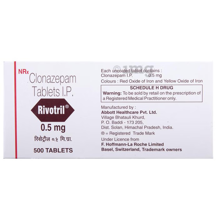 RIVOTRIL 0.5MG TABLET