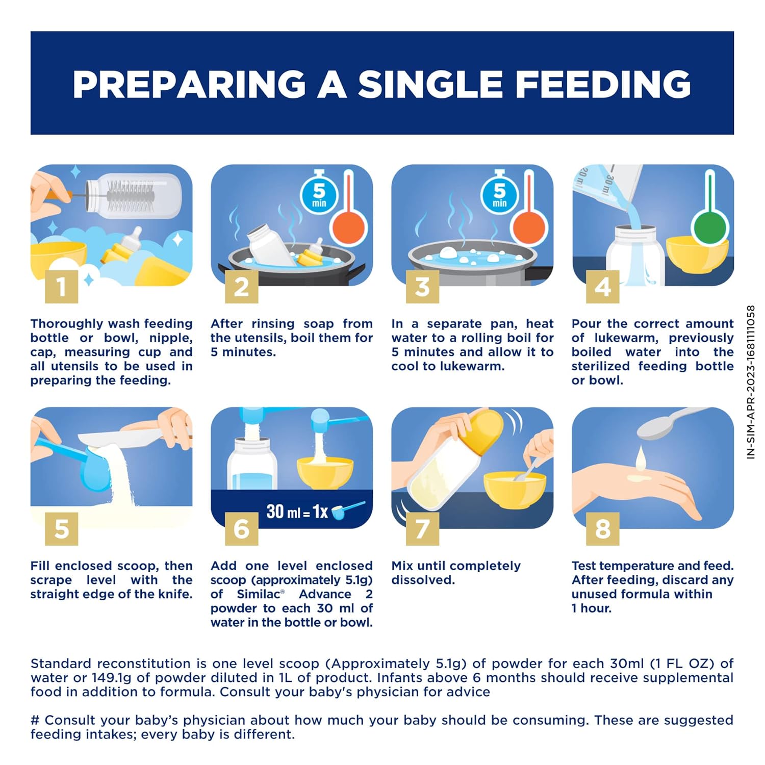 SIMILAC ADVANCE STAGE 2 FOLLOW-UP FORMULA (6 TO 12 MONTHS)