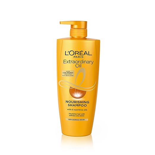 L'OREAL PARIS EXTRAORDINARY OIL NOURISHING SHAMPOO FOR DRY & DULL HAIR, 650ML