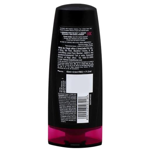 L'OREAL PARIS FALL RESIST REPAIR CONDITIONER 3X, 71.5ML